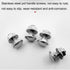 4 Pack Stock Pot Handle Screws, M6x16mm Grip Mount Screw Replacement for Wok Soup Pots, Frying Pans