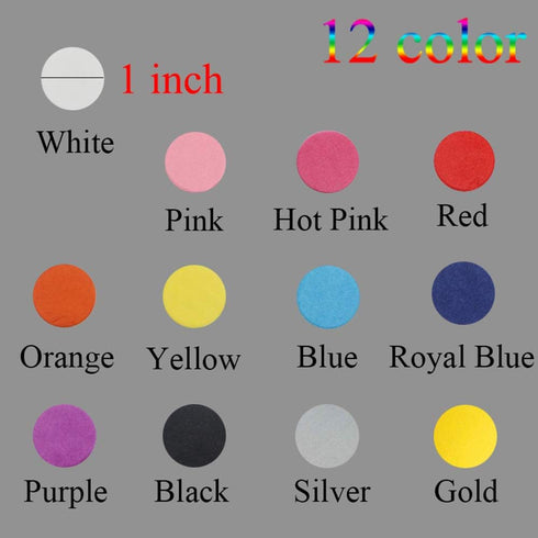 White Confetti Paper Circles - 1 inch for Table Wedding & Birthday Party Decoration, 5000 pcs