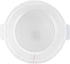 Met Lux 6 Quart Food Storage Container, Translucent Dishwashable Container with Red Volume Markers, Lids Sold Separately