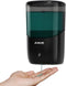 AIKE Wall Mount Automatic Soap Dispenser for Liquid Soap, Battery Operated - Black, Model AK1216