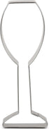 LILIAO Champagne Glass Cookie Cutter - Stainless Steel Wedding Fondant Biscuit Cutter, 1.5 x 4.5 Inches