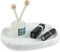 Marble Vanity Tray, Decorative Oval Storage Organizer for Mini Bathroom Kitchen Dresser Jewelry Dish, Counter or Desk