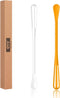 Mini Whisk Set, 2 Pieces Multifunctional Small Whisks for Cooking, Blending, Whisking, Beating Ingredients