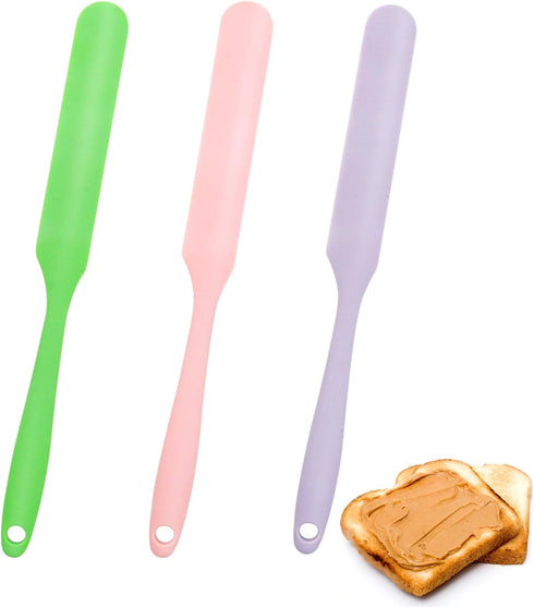 MXFIV 3 Pieces Peanut Butter Knife Peanut Butter Knife Spatula For Stirring, Scraping