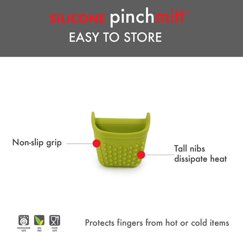 Dexas PinchMitt Silicone Oven Mitt, Green