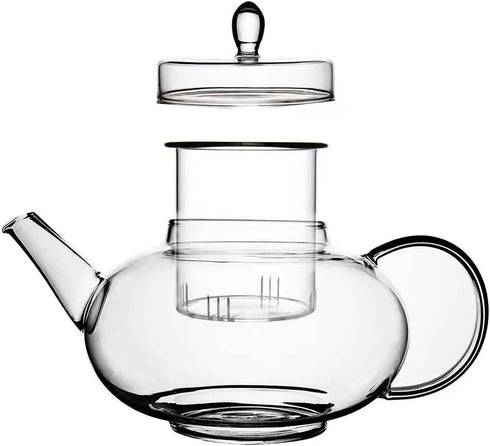 LEMONSODA Glass Kettle, Tea Pot (1500 mL)
