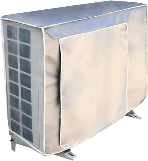 Air Conditioner Covers for Outside Units - 35 x 12 x 24 in, Waterproof Dustproof with Vent Hole