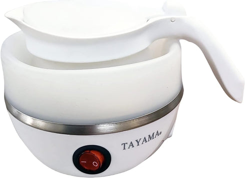 Tayama Collapsible Silicone Electric Kettle, Dual Voltage 110V/220V