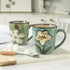 12oz Ceramics Cappuccino Mug,Coffee mugs,Tea mugs,Kiln Glazing Process,Microwave and Dishwasher Safe, Perfect For Tea
