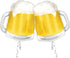 Set of 2 Foaming Beer Mug 23" Foil Balloons for Party Decorations