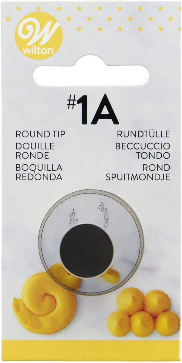Wilton Decorating Tip-1A Round, Carded, Package May Vary