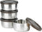 Stainless Steel 10oz Lidded Bowls, 4 Pack Unbreakable Small Bowls with BPA-free Plastic Lids