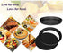 IELEK 12 Inch Non-Stick Tart Quiche Flan Pan Molds, Round Removable Loose Bottom Heavy Duty Pizza Pan