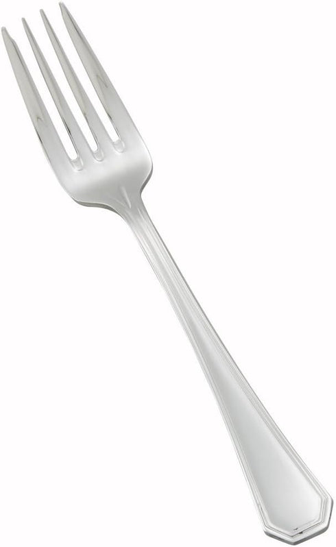 Winco 12-Piece Victoria Salad Fork Set, 18-8 Stainless Steel, Silver