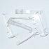 Valance Clips, 6pcs Clear Plastic Hidden Clip for 3-1/4'' Window Blinds, Valance Retainer Holder