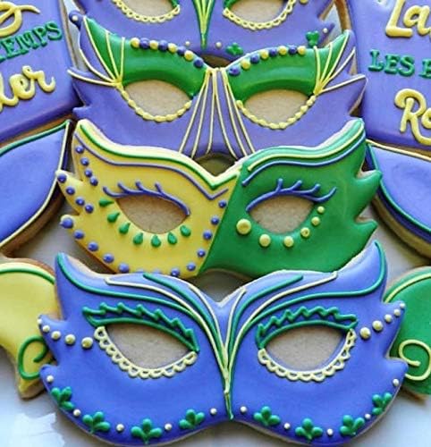 Ann Clark 4.5" Mardi Gras Mask Cookie Cutter, Made in USA