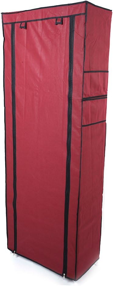 Flandre 10 27 Closet, Tiers Shoe Rack with Dustproof Cover Pair Shoe Tower Stand Sturdy Shelf Storage Organizer Cabinet
