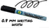 133 SUPPLY 6 Pack 0.8mm) Garden Marker Pen Permanent Markers Black (UV Fade Resistant Marker Pens for Plant Markers