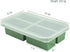 Soup Freezer Containers - Silicone Freezer Trays with Lid, Easy-Release, Reusable for Broths and Leftovers, 2 Pack