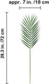 Artificial Areca Palm Leaves, 8 Pcs Faux Tropical Stems for Floral Arrangement, Hawaiian Luau Decor, 28 Inches Tall