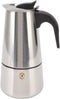 Atyhao Electric Coffee Maker, Food Grade Stainless Steel Moka Pot, 200ml for Home and Outdoor Camping