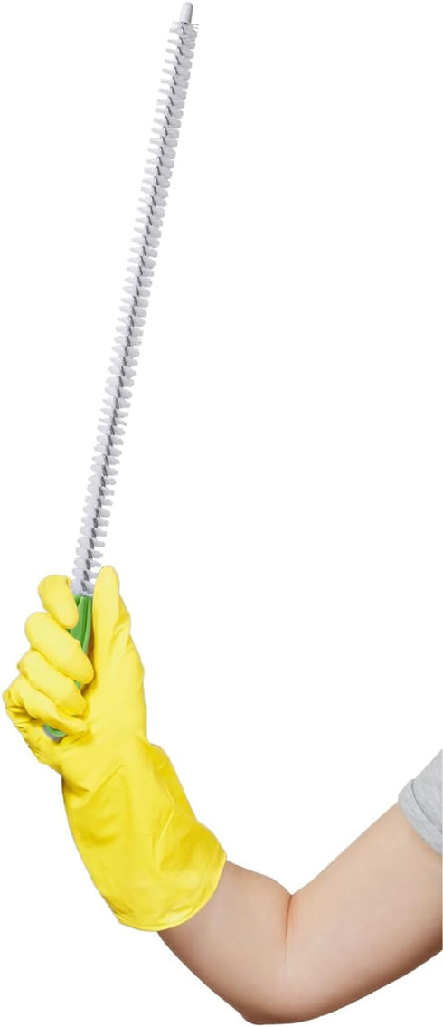 3-Piece Set, Upgraded Cleaning Brush Kit - Flexible Drain Brush, Crevice Brush with Nie, Ideal for Kitchen, Bathroom