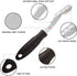 Jalapeno Corer Tool with Serrated Slice and Rubber Handle, Efficient Seed Remover for Cooking