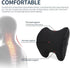 Lumbar Support and Car Neck Pillow for Office Chair and Car Seat Softness Memory Foam Erognomic Seat Cushion