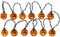 Pumpkin Garland Lighted