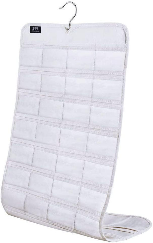 Hanging Jewelry Organizer, 80 Pocket Accessories Organizer for Holding Jewelry.