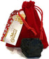 Ultimate Naughty List Lump of Coal Christmas Surprise! Plush Red Velvet Jewelry Bag Filled with Real Authentic Coal