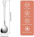 20 Pieces Heart Shaped Stainless Steel Dessert Spoons 5.7inch Coffee Spoon Teaspoon Stirring Spoon Ice Cream Spoon for Home, Restaurant Kitchen, Cafe or Bar.