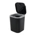 0.5 Gallon Tiny Countertop Trash Can, Mini Desktop Garbage Can with Push-Button, Black