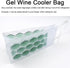 Wine Cooler Bag, Ice Bag for Wine Beer Bottle (2 Pack) Instant Cooling and Keeps Your Drink Cold Keep Cool and Chill Champagne Wine (Teal (2 Pack))