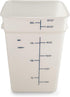 Carlisle FoodService Products Squares Square Food Storage Container, Stackable Design for Catering, 22 Quarts