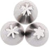Icing Piping Tip Set, 3 Large Stainless Steel Decorating Tips for DIY Cream Rose Flower, Cupcake Pastry Tips