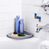 madesmart Bathtub Corner Shelf, Storage for Soaps, Shampoo Bottles & Bath Accessories, Strong Suction Cup, Drainage