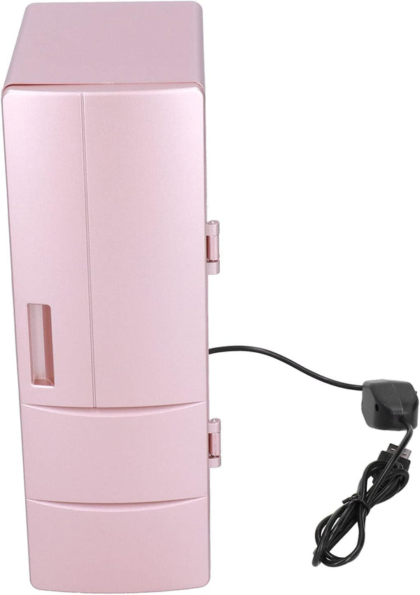 Mini Refrigerator - Portable Mini Fridge with 1.2m USB Cable, Compact for Home, Office, Car