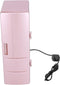 Mini Refrigerator - Portable Mini Fridge with 1.2m USB Cable, Compact for Home, Office, Car