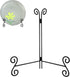 Easel Stand, 12 Inch Metal Plate Holder for Display, Iron Stands for Picture Frames and Collectibles