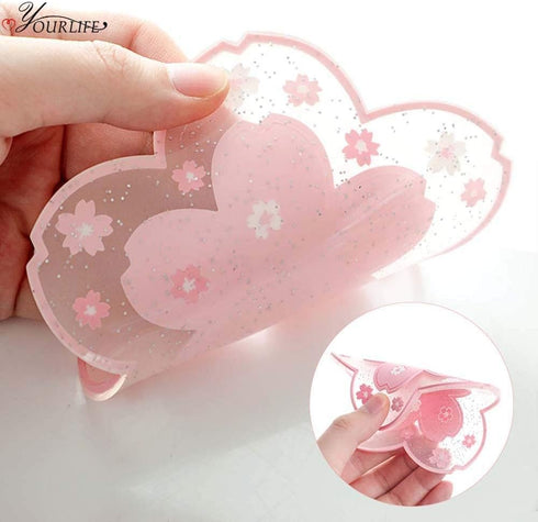 Durable Non-Slip Sakura Coffee Cup PVC Coaster, Home Tea Coaster Bowl Pad Placemat (S)