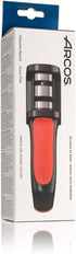 Arcos Sharpeners Manual Knife Sharpener Tool - Made of ABS + TPE, Keep Your Knives Razor Sharp