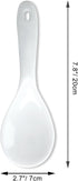 Vonty 2pcs ABS Non Stick Rice Paddle Spoon, 7.8 Inch, White