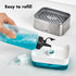 OXO Good Grips Clear Stainless Steel Soap Dispensing Sponge Holder