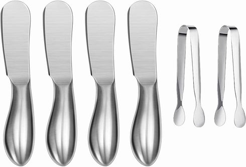 Spreader Knife Set, 6-Piece Stainless Steel Cheese and Butter Knives, Perfect Gifts for Any Occasion