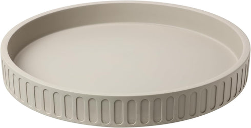 12in Decorative Tray for Coffee Table Tray Decor, Gray 100% Solid Concrete