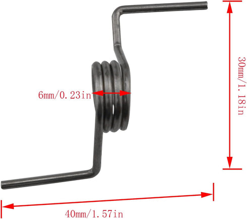 CHENJIN DA61-08314B Refrigerator Divider Door Spring 2PCS Refrigerator Replacement Part Fit for Refrigerators Use with DA61-03230B Door Hinge French by CHENJIN