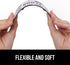 Gorilla Grip 16 Pack Rug Gripper Pads - Reusable Dual-Sided Flexible Sticky Pads to Keep Area Rugs in Place