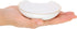 2 Pieces Gold Trim Ceramic Spoon Rest, 4 Inches Spoon Holder for Kitchen Utensils, White