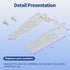 4 Pack WD01X27759 Dishwasher Mounting Bracket with Screws, Replacement Part for GE Hotpoint Dishwasher
